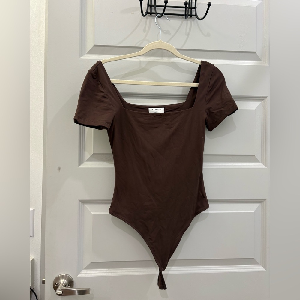 Babaton Chocolate Brown Bodysuit